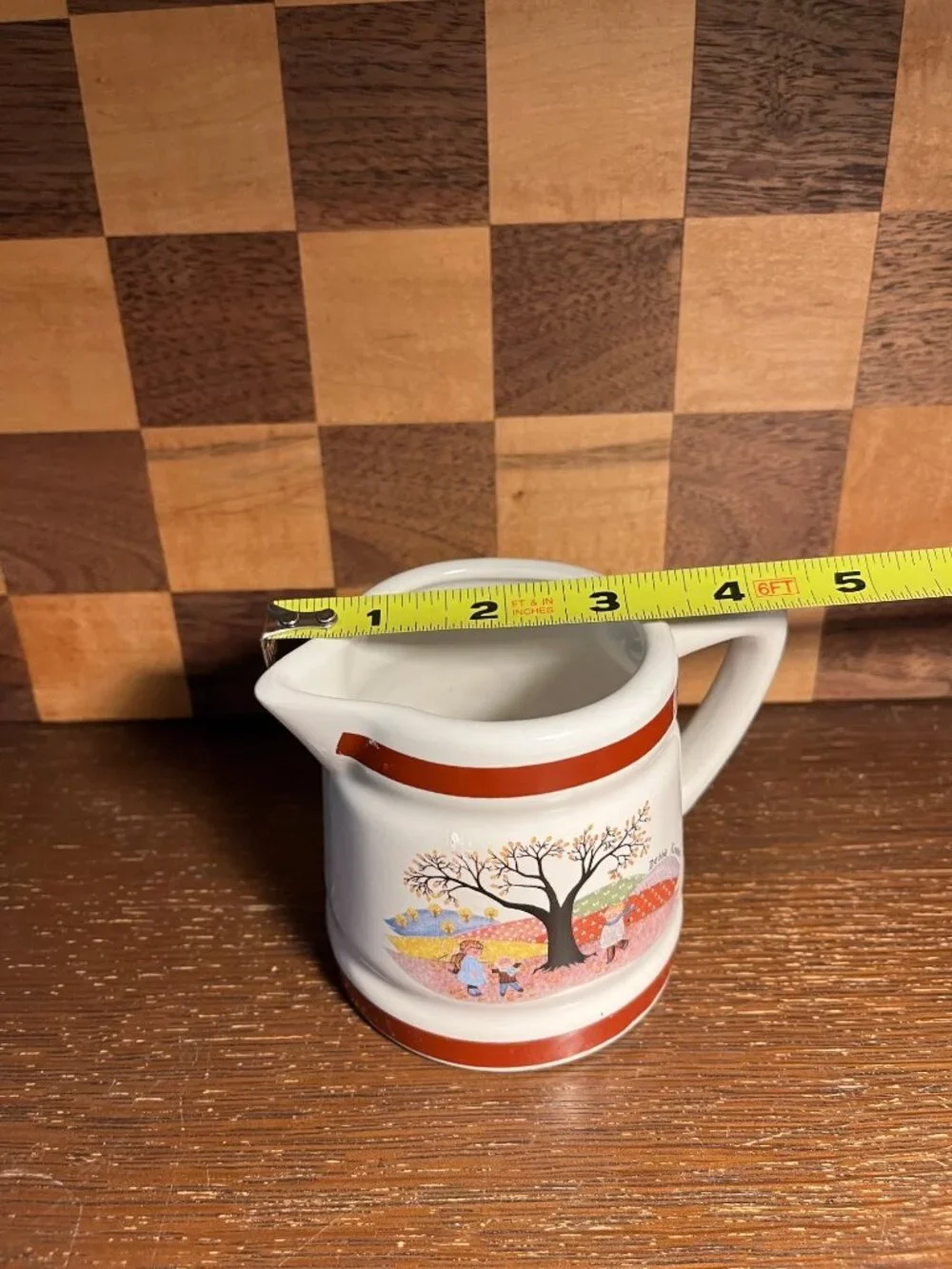 Debbie Kingston Country Farmhouse Creamer 1 Cup Measuring Cup A577